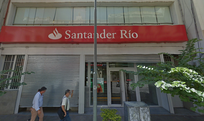 Trabajo realizado a Banco Santander en Crdoba, Argentina